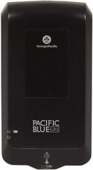 Georgia Pacific - 1000 to 1200 mL Foam Hand Sanitizer Dispenser - Automatic Operation, Plastic, Wall Mounted, Black - Industrial Tool & Supply