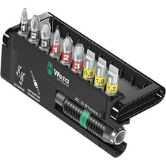 Wera - Power & Impact Screwdriver Bit Sets Point Type: Phillips; Pozidriv; Slotted Tool Type: Phillips; Pozidriv; Slotted - Industrial Tool & Supply