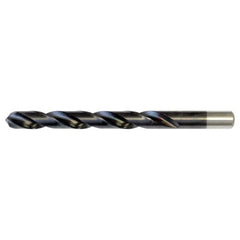 #34 RHS / RHC HSS 135 Degree Split Point Heavy Duty Jobber Drill - TiAlN - Exact Industrial Supply