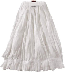 Rubbermaid - 5" White Head Band, Large Rayon Cut End Mop Head - 4 Ply - Industrial Tool & Supply