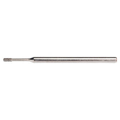 0.06″ × 0.157″ × 1″ Electroplated CBN Mounted Point 150 Grit - Industrial Tool & Supply