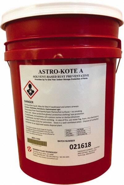 Monroe Fluid Technology - 5 Gal Rust/Corrosion Inhibitor - Comes in Pail - Industrial Tool & Supply