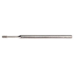 0.07″ × 0.157″ × 0.5″ Electroplated CBN Mounted Point 200 Grit - Industrial Tool & Supply