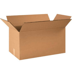 Made in USA - Pack of (15) 12" Wide x 24" Long x 12" High Corrugated Shipping Boxes - Industrial Tool & Supply