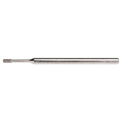 0.07″ × 0.157″ × 1″ Electroplated CBN Mounted Point 100 Grit - Industrial Tool & Supply