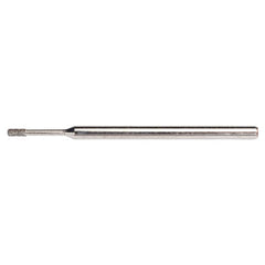 0.08″ × 0.157″ × 0.5″ Electroplated CBN Mounted Point 200 Grit - Industrial Tool & Supply