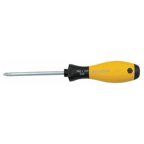 NO.2 ESD SOFTFINISH PHILLIPS DRIVER - Industrial Tool & Supply