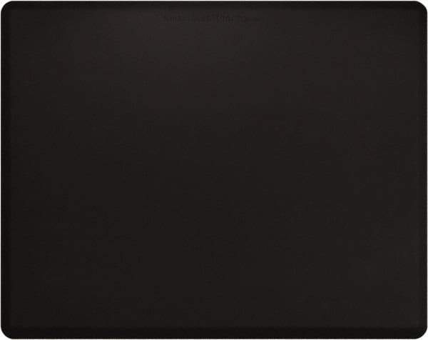 Smart Step - 5' Long x 4' Wide, Dry Environment, Anti-Fatigue Matting - Black with Yellow Borders, Urethane with Urethane Sponge Base, Beveled on All 4 Sides - Industrial Tool & Supply