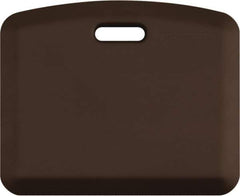 Smart Step - Dry Environment, Anti-Fatigue Matting - Brown, Urethane with Urethane Sponge Base, Beveled on All 4 Sides - Industrial Tool & Supply