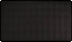 Smart Step - 5' Long x 3' Wide, Dry Environment, Anti-Fatigue Matting - Black, Urethane with Urethane Sponge Base, Beveled on 3 Sides - Industrial Tool & Supply