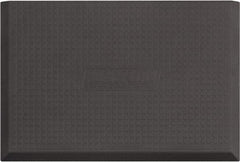Smart Step - 3' Long x 2' Wide, Dry Environment, Anti-Fatigue Matting - Gray, Urethane with Urethane Sponge Base, Beveled on 3 Sides - Industrial Tool & Supply
