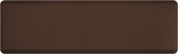 Smart Step - Dry Environment, Anti-Fatigue Matting - Brown, Urethane with Urethane Sponge Base, Beveled on All 4 Sides - Industrial Tool & Supply