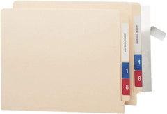 SMEAD - 100 Piece Clear Label Protector - 1-11/16" High x 8" Wide - Industrial Tool & Supply