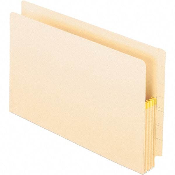 Pendaflex - 9-1/2 x 15-1/2", Legal, Manila, 3-1/2" Expanding Wallet - Straight Tab Cut Location - Industrial Tool & Supply