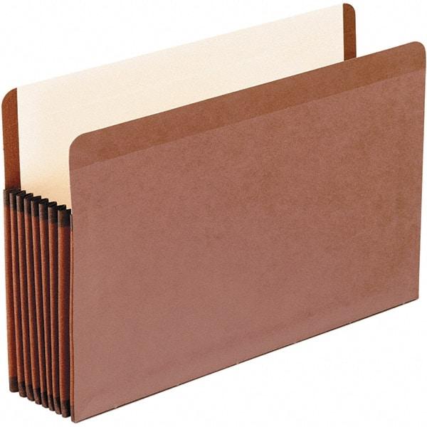 Pendaflex - 14-3/4 x 9-1/2", Legal, Brown, Expansion Folders - Straight Tab Cut Location - Industrial Tool & Supply