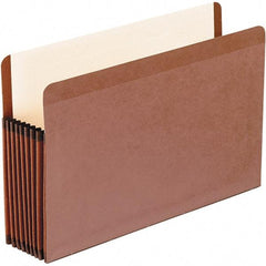 Pendaflex - 14-3/4 x 9-1/2", Legal, Brown, Expansion Folders - Straight Tab Cut Location - Industrial Tool & Supply