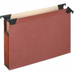 Pendaflex - 9-13/16 x 12", Letter Size, Brown, Hanging File Folder - 1/3 Tab Cut Location - Industrial Tool & Supply