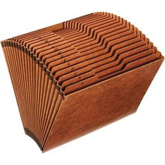 Pendaflex - 12 x 10", Letter Size, Brown, Expansion Folders - 1/3 Tab Cut Location - Industrial Tool & Supply