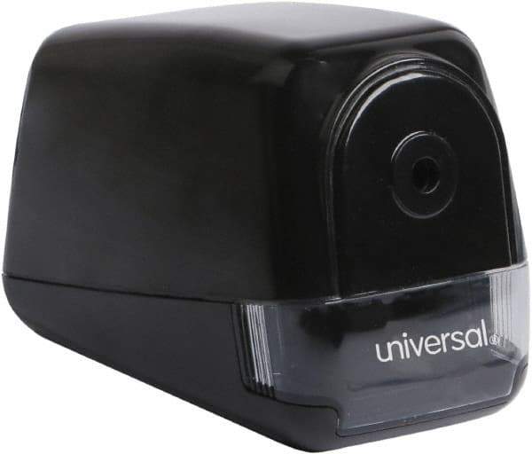 UNIVERSAL - Electric Desktop Pencil Sharpener - 1 Hole - Industrial Tool & Supply