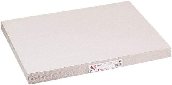 Pacon - 24" Long x 18" Wide Sheets of White Newsprint Paper - 30 Lb Paper Weight, 500 Sheets - Industrial Tool & Supply