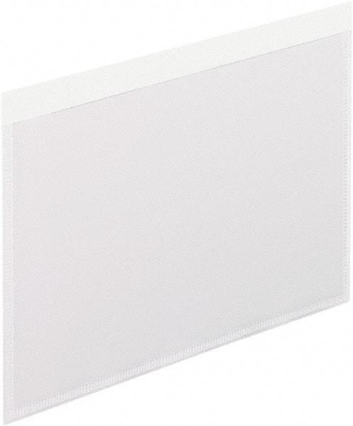 Pendaflex - 100 Piece Clear Self-Adhesive Docment Protector - 6" High x 4" Wide - Industrial Tool & Supply