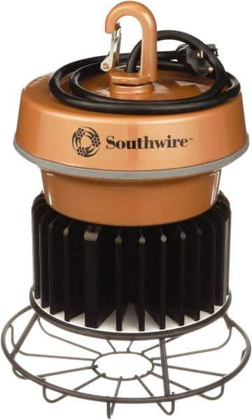 Southwire - 15 Conductor, 120 VAC, 78 Watt, Temporary String Light - 3' SJTW-A Cord, Metal - Industrial Tool & Supply