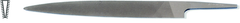 4" Knife File, Cut 2 - Industrial Tool & Supply