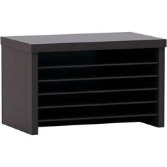 ALERA - Desktop File Organizers Type: Book Shelf Color: Espresso - Industrial Tool & Supply