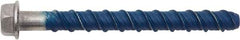 Powers Fasteners - 3/8" Diam, 3/8" Drill, 2-1/2" OAL, 1-1/8" Min Embedment Machine Screw Anchor Concrete Anchor - 316 Stainless Steel, Hex Head, Hex Drive, 2-1/4" Thread Length - Industrial Tool & Supply