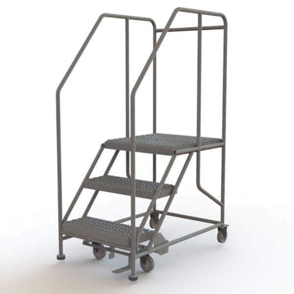TRI-ARC - Rolling & Wall Mounted Ladders & Platforms Type: Rolling Work Platform Style: Steel Work Platform - Industrial Tool & Supply