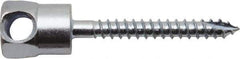 Powers Fasteners - 3/8" Zinc-Plated Steel Horizontal (Cross Drilled) Mount Threaded Rod Anchor - 1/4" Diam x 2" Long, Hex Head, 1,800 Lb Ultimate Pullout, For Use with Wood - Industrial Tool & Supply