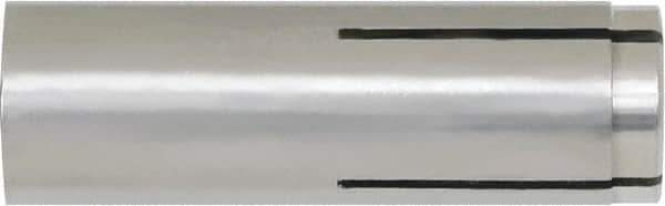 Powers Fasteners - 5/8" Diam, 7/8" Drill, 2-1/2" OAL, Drop-In Concrete Anchor - 316 Stainless Steel, Hammer Drive, 1-13/16" Thread Length - Industrial Tool & Supply