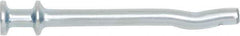 Powers Fasteners - 1/4" Diam, 1/4" Drill, 2-3/4" OAL, 1" Min Embedment Pin Anchor Concrete Anchor - 1038 Carbon Steel, Zinc-Plated Finish, Flat Head, Hammer Drive - Industrial Tool & Supply