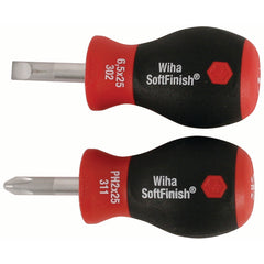 2 PC SOFTFINISH STUBBY SLOTTED/PHLP - Industrial Tool & Supply