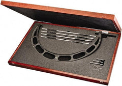 Starrett - Interchangeable-Anvil Micrometers Operation Type: Mechanical Minimum Measurement (mm): 500.00 - Industrial Tool & Supply
