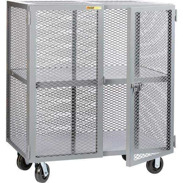 Little Giant - 1 Shelf Mobile Storage Cabinet - Steel, 61" Wide x 33" Deep x 57" High - Industrial Tool & Supply