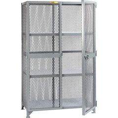 Little Giant - 2 Shelf Storage Cabinet - Steel, 73" Wide x 33" Deep x 78" High - Industrial Tool & Supply