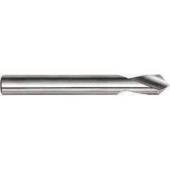 Magafor - 1/4" Body Diam, 90°, 5-1/2" OAL, High Speed Steel Spotting Drill - Industrial Tool & Supply