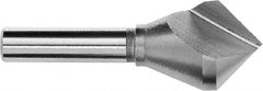 Magafor - 1" Head Diam, 1/2" Shank Diam, 1 Flute 60° Cobalt Countersink - Industrial Tool & Supply