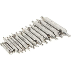 Magafor - Combination Drill & Countersink Sets Minimum Trade Size: #1 Maximum Trade Size: #5 - Industrial Tool & Supply