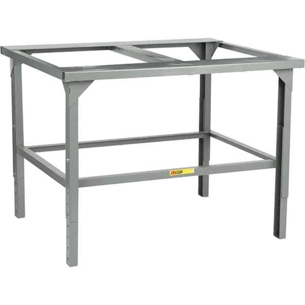 Little Giant - 43-1/2 Wide x 48" Deep x 43-1/2" High, Steel Workbench - Adjustable Height Legs - Industrial Tool & Supply
