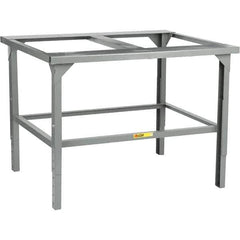 Little Giant - 43-1/2 Wide x 48" Deep x 43-1/2" High, Steel Workbench - Adjustable Height Legs - Industrial Tool & Supply