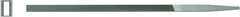 8" Pillar Extra-Narrow File, Cut 0 - Industrial Tool & Supply