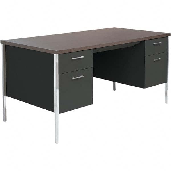 ALERA - Office Desks Type: Single Pedestal Center Draw: Yes - Industrial Tool & Supply