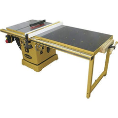 Jet - 10" Blade Diam, 5/8" Arbor Diam, 3 Phase Table Saw - 5 hp, 230/460 Volt, 11-1/4" Cutting Depth - Industrial Tool & Supply