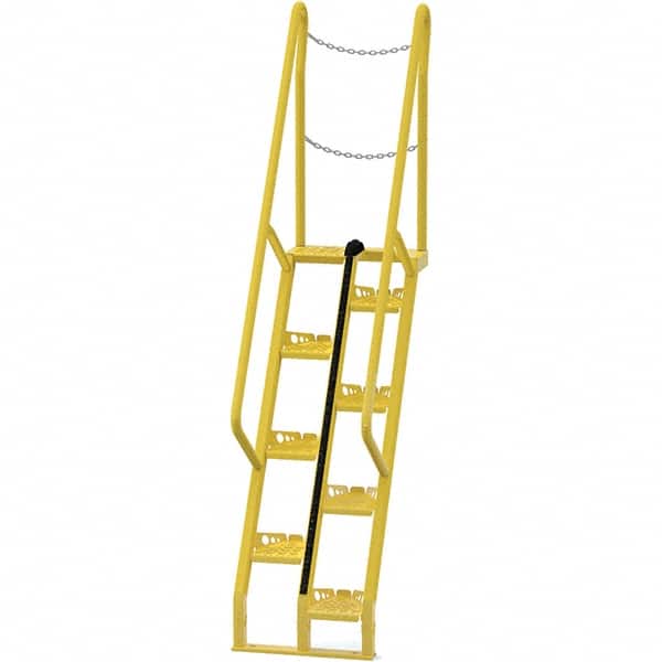 Vestil - 101-7/8" High 350 Lb Capacity 8 Step Alternating Tread Stair - Industrial Tool & Supply