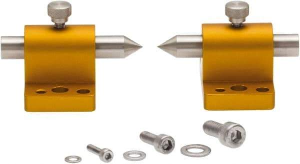 Renishaw - M4, M6, M8, 13mm Diam, CMM Center Support - Use with CMM Equator Fixtures, Includes Socket Head Cap Screw - Industrial Tool & Supply