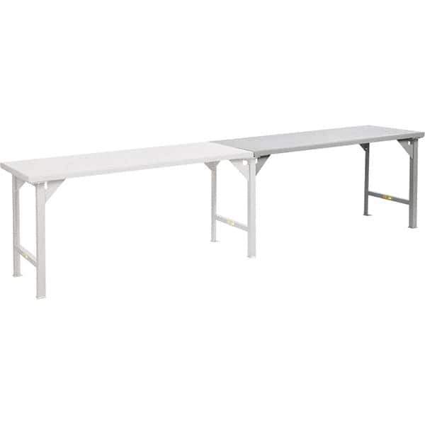 Little Giant - 48 Wide x 36" Deep x 36" High, Steel Production Table - Fixed Legs - Industrial Tool & Supply