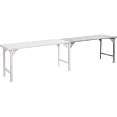 Little Giant - 48 Wide x 36" Deep x 36" High, Steel Production Table - Fixed Legs - Industrial Tool & Supply