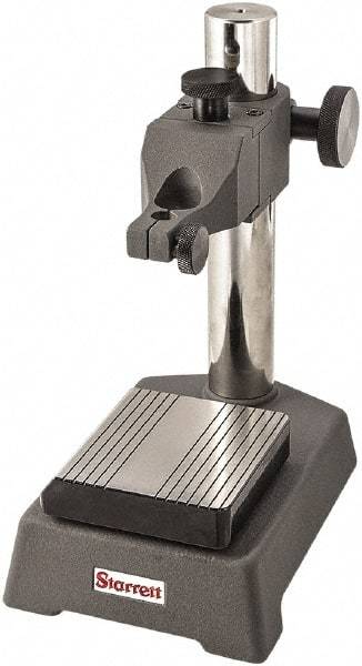 Starrett - Cast Iron, Rectangular Base, Indicator Transfer Stand - Includes Holder - Industrial Tool & Supply